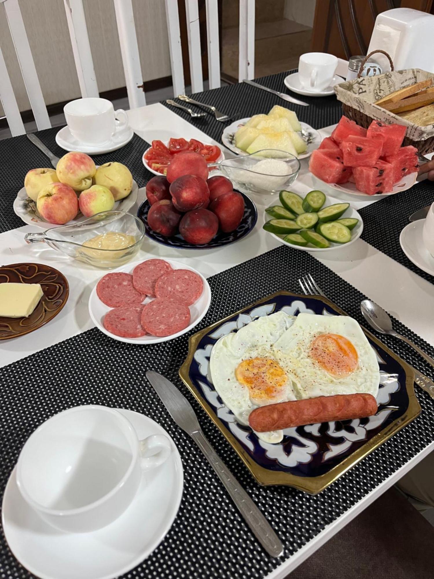 Al Bukhari Boutique Hotel ブハラ エクステリア 写真